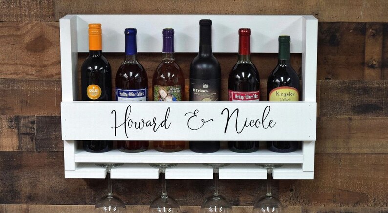 The Original Personalized Wine Rack Wall hanging wine rack