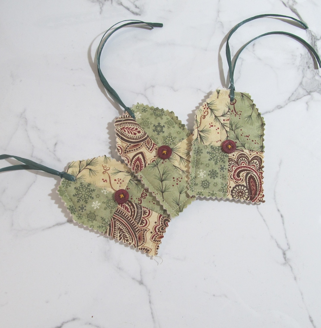 Farmhouse Quilted Gift Tags Quilted Place Cards Patchwork Etsy