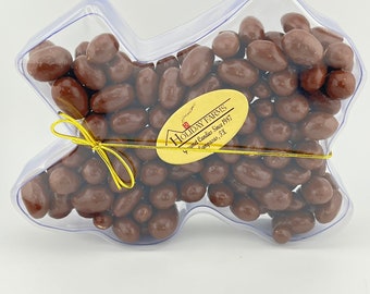 Chocolate Covered Almonds in Texas Shaped Box