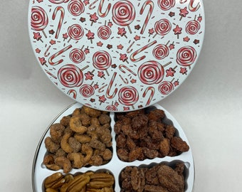 Cinnamon Roasted Nuts 4 Flavor Gift Tin