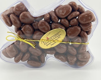 Chocolate Covered Pecans in Texas Shaped Box