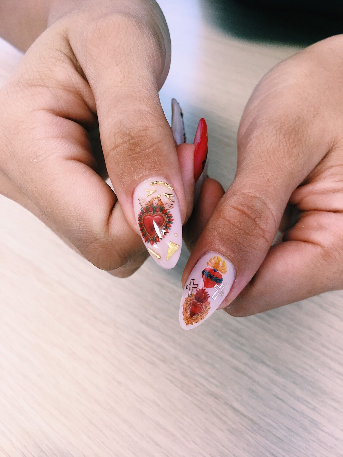 Guadalupe Nail Decals Nail Art Floral Nails Virgin of Etsy