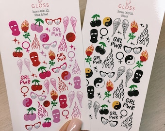 Icons 003 |Nail Decals|