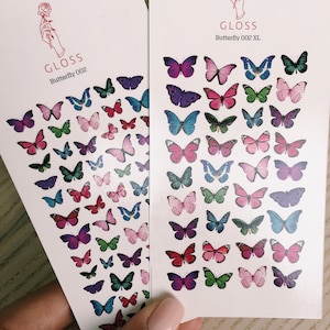 Butterfly 002 |Nail Decals|