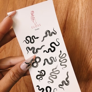Sssnake |Nail Decals|