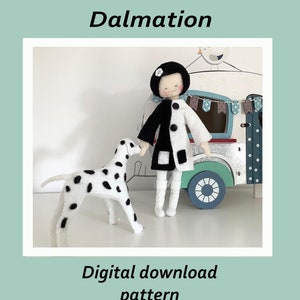 Cloth doll sewing pattern digital instant download
