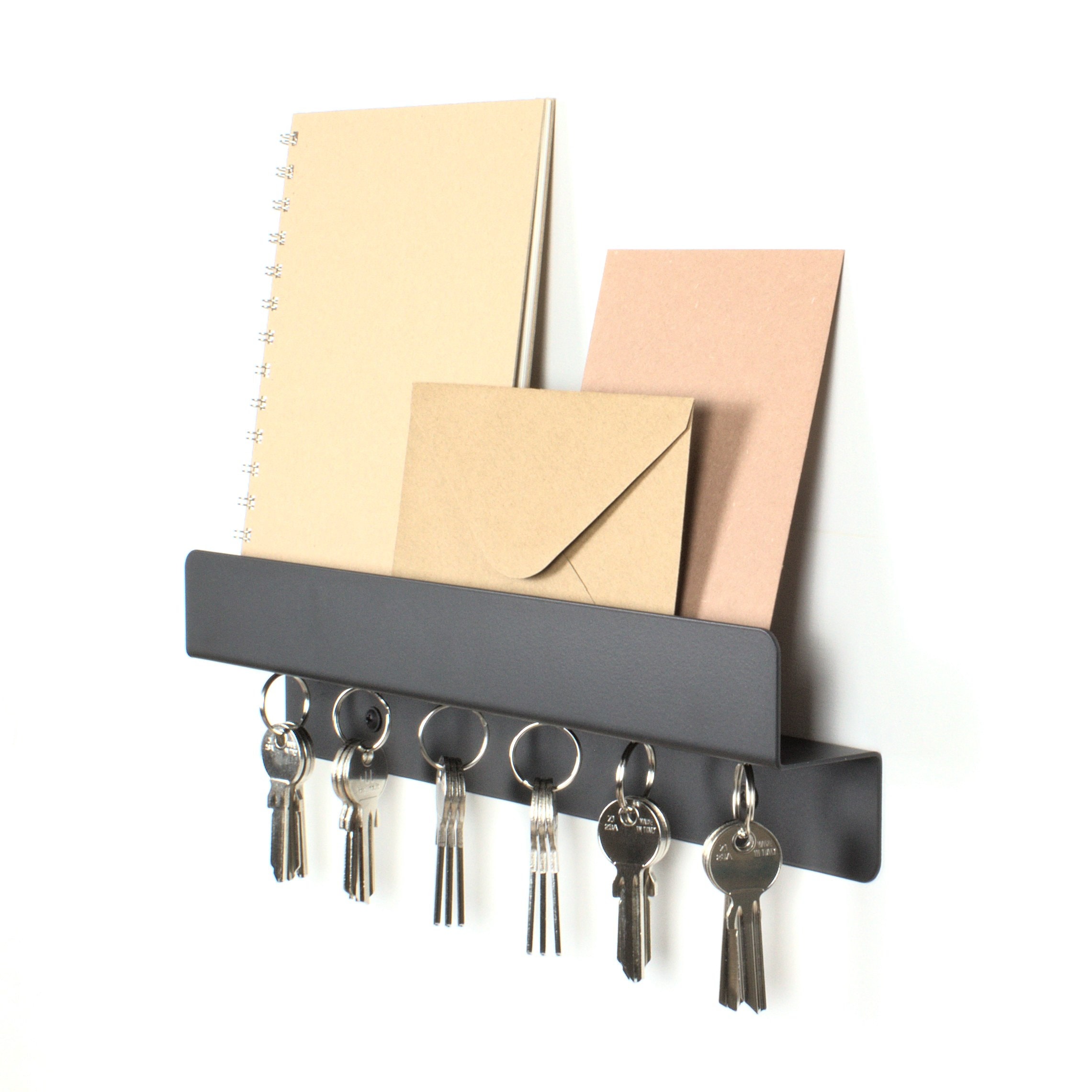 Moderne Schlüsselleiste Mit Briefkorb | Schlüsselablage Mit Briefhalter | Schlüsselbrett Mit Briefablage