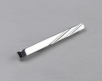 Geometric Tie Bar Etsy