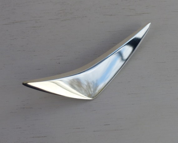 Hans Hansen Denmark Modernist Sterling silver lar… - image 1