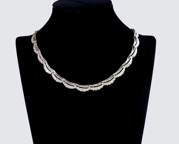 Friedrich Speidel 830 Solid silver Modernist wave… - image 1