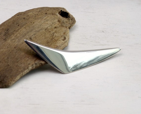 Hans Hansen Denmark Modernist Sterling silver lar… - image 2