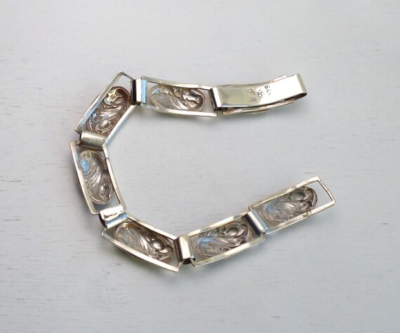 Christian Veilskov Denmark 830 Solid silver Flora… - image 7