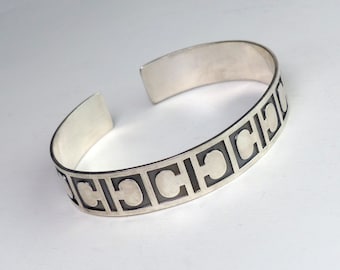 Kalevala Koru by Börje Rajalin Finland Sterling silver bracelet 30grams Modern Bangle vintage Finnish Scandinavian jewelry Finnish Design
