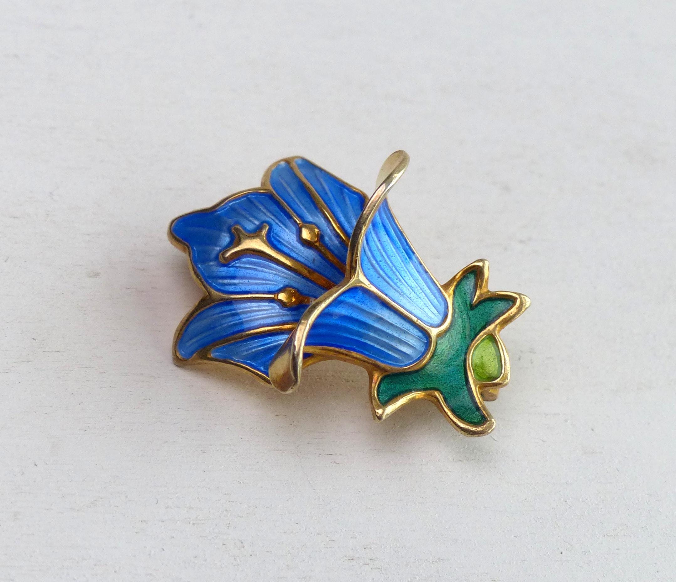 David Andersen Norway Enamel Brooch - Etsy