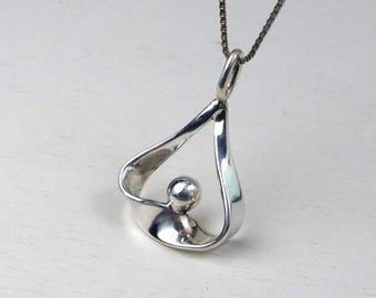 Danish Jens Tage Hansen Sterling Silver Thule Man Greenland