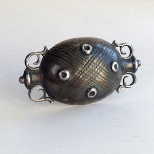 Kalevala Koru Finland 916H Holger Lindström Solid silver Brooch Mid century modern Ethnic Brooch vintage 1958 Finnish Scandinavian jewelry
