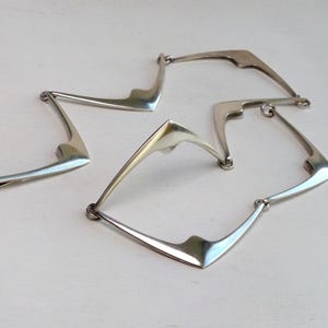 Hans Hansen #316 Sterling silver Necklace Denmark Necklace vintage Modernist Danish Scandinavian jewelry