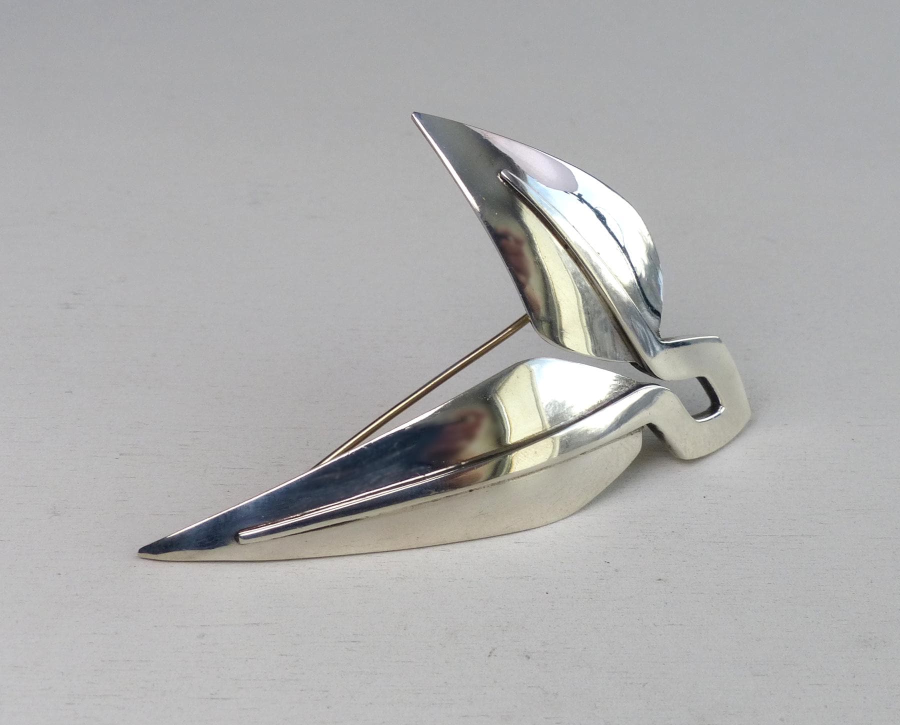 ARIEL 　Matchless　norton　ビンテージ ピンバッジ　4種 Anton Michelsen Sterling Silver Modernist Brooch 1954 Design