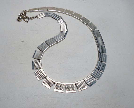 Vintage Andreas Daub 830 Solid silver modernist N… - image 2