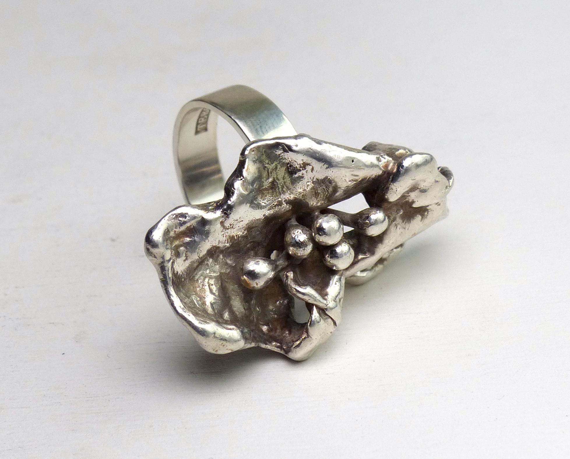 Lapponia Silver Ring - Etsy