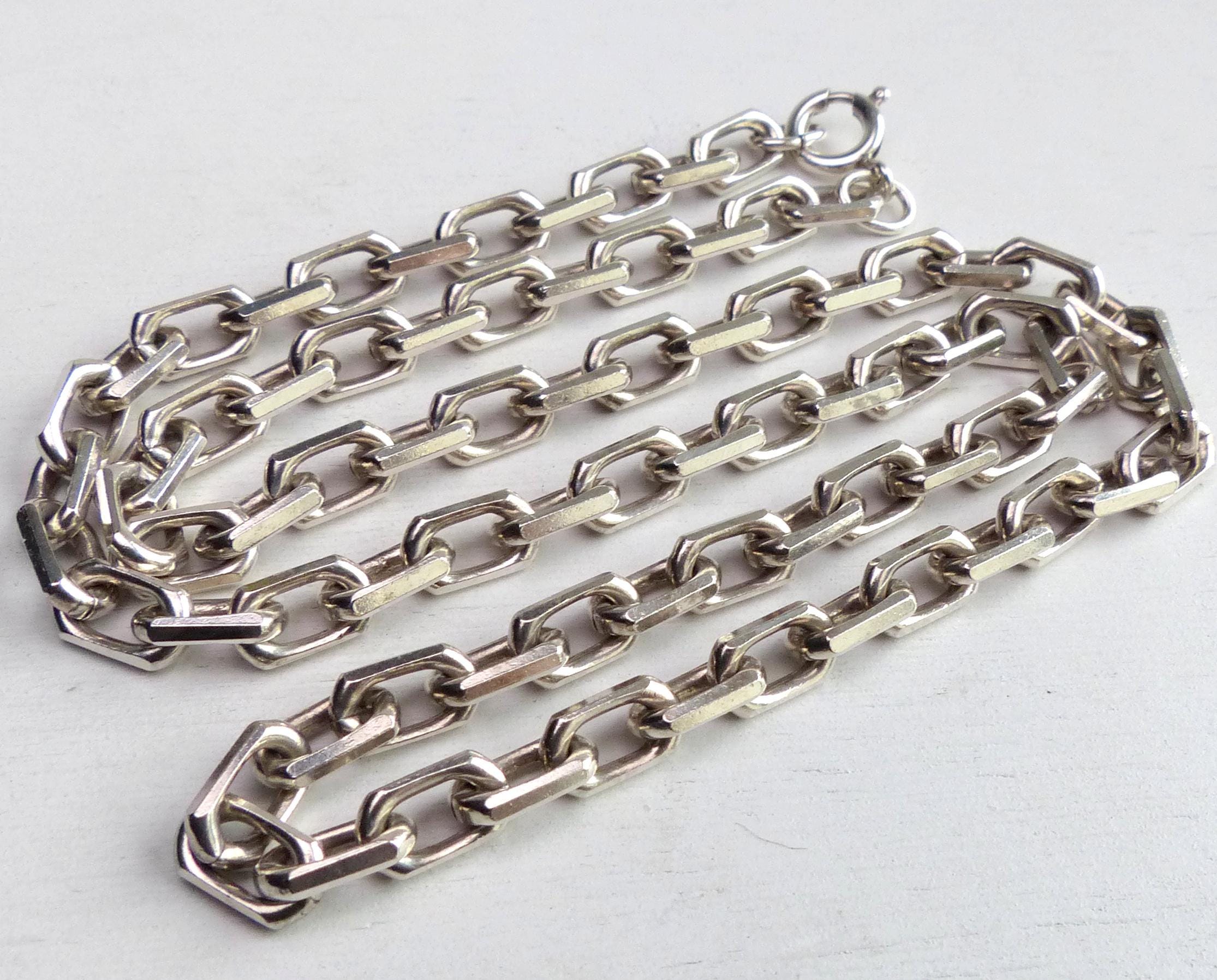 Vintage Sterling Silver Anchor Chain 22grams Hallmarked Silver 