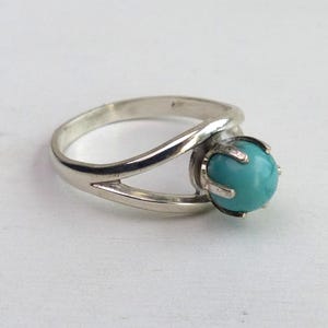 Vintage Bell Trading Post Sterling Silver Turquoise Stone Ring