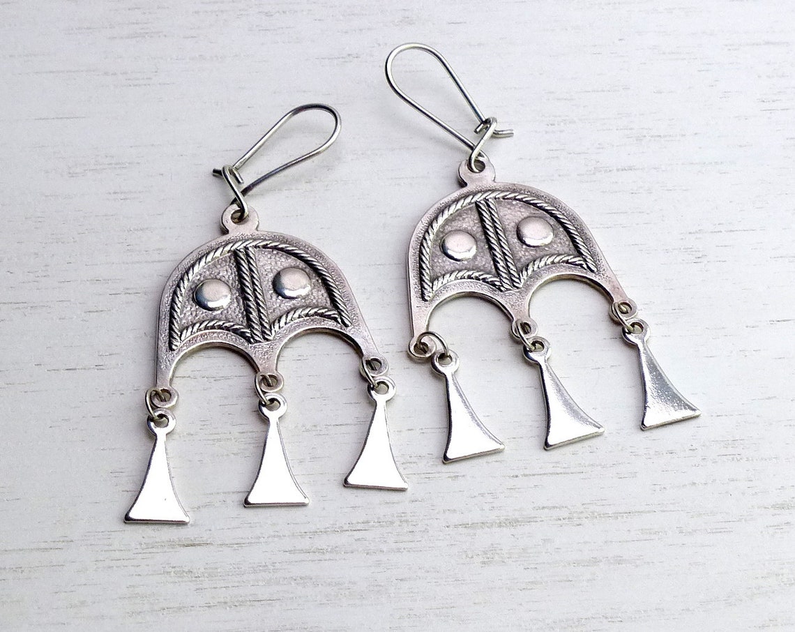 Sterling Silver 925 Symbols Earrings charm earrings Dangles Etsy
