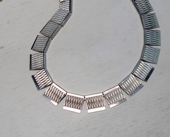 Vintage Andreas Daub 830 Solid silver modernist N… - image 6