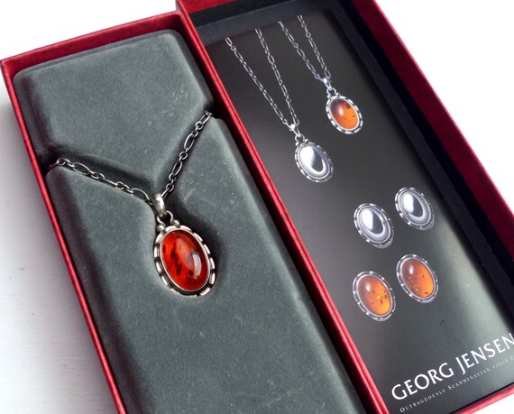 Georg Jensen Sterling Silver Pendant of the Year 2001 in Original