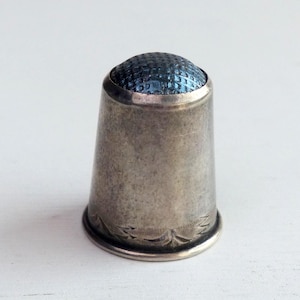 Lindström Eman 1932 Sweden sterling silver Thimble Antique sterling silver thimble sewing notions collectible thimble Swedish scandinavian
