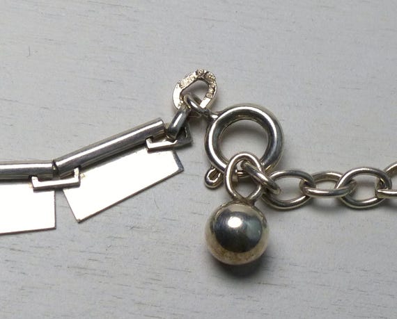 Vintage Andreas Daub 830 Solid silver modernist N… - image 8