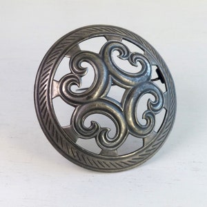 Kalevala Koru Finland vintage Brooch large Ethnic Brooch mid century modern Brooch Pin 1960s vintage Finnish Scandinavian jewelry