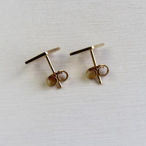 Pernille Corydon Danish Sterling silver gold plated Dawn Earrings Earsticks Daylight Collection Stud Earrings Denmark Scandinavian jewelry image 7