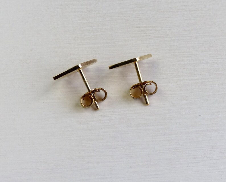 Pernille Corydon Danish Sterling silver gold plated Dawn Earrings Earsticks Daylight Collection Stud Earrings Denmark Scandinavian jewelry image 7