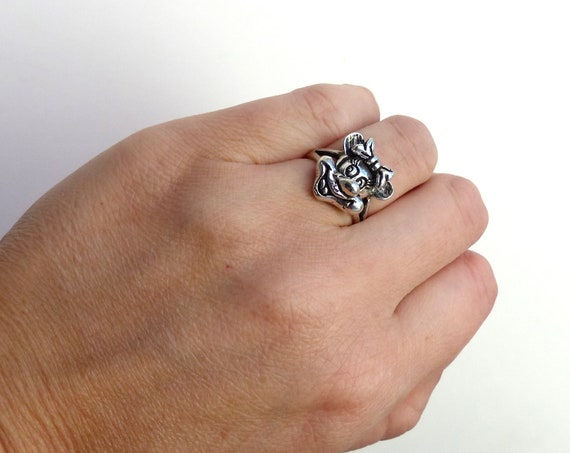 ヴィンテージ ミッキーマウス 925 シルバーリング MICKEY MOUSE