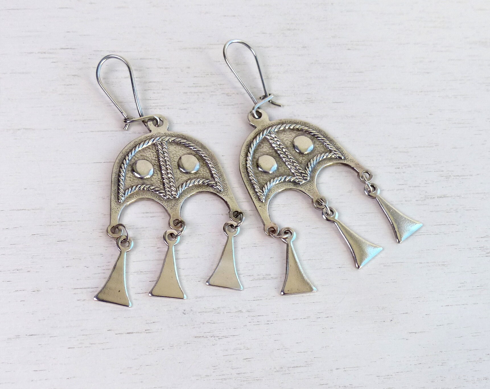 Sterling Silver 925 Symbols Earrings charm earrings Dangles Etsy