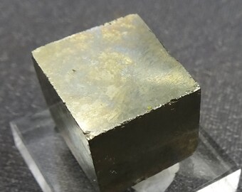 Pyrite Cube, Navajun, Spain - Mineral Specimen for Sale