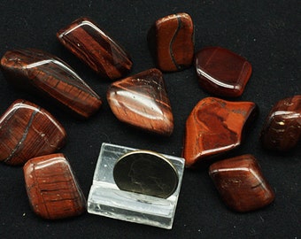 Rare Red Tiger Eye polished nuggets - Mineral Specimens/Gemstones for Sale
