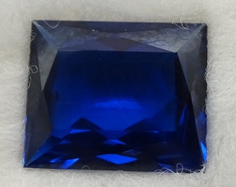 Synthetic Sapphire Facet - Gemstone for Sale