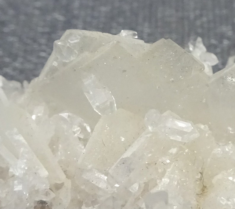 Quartz on Barite, Utah Mineral Specimen for Sale image 3