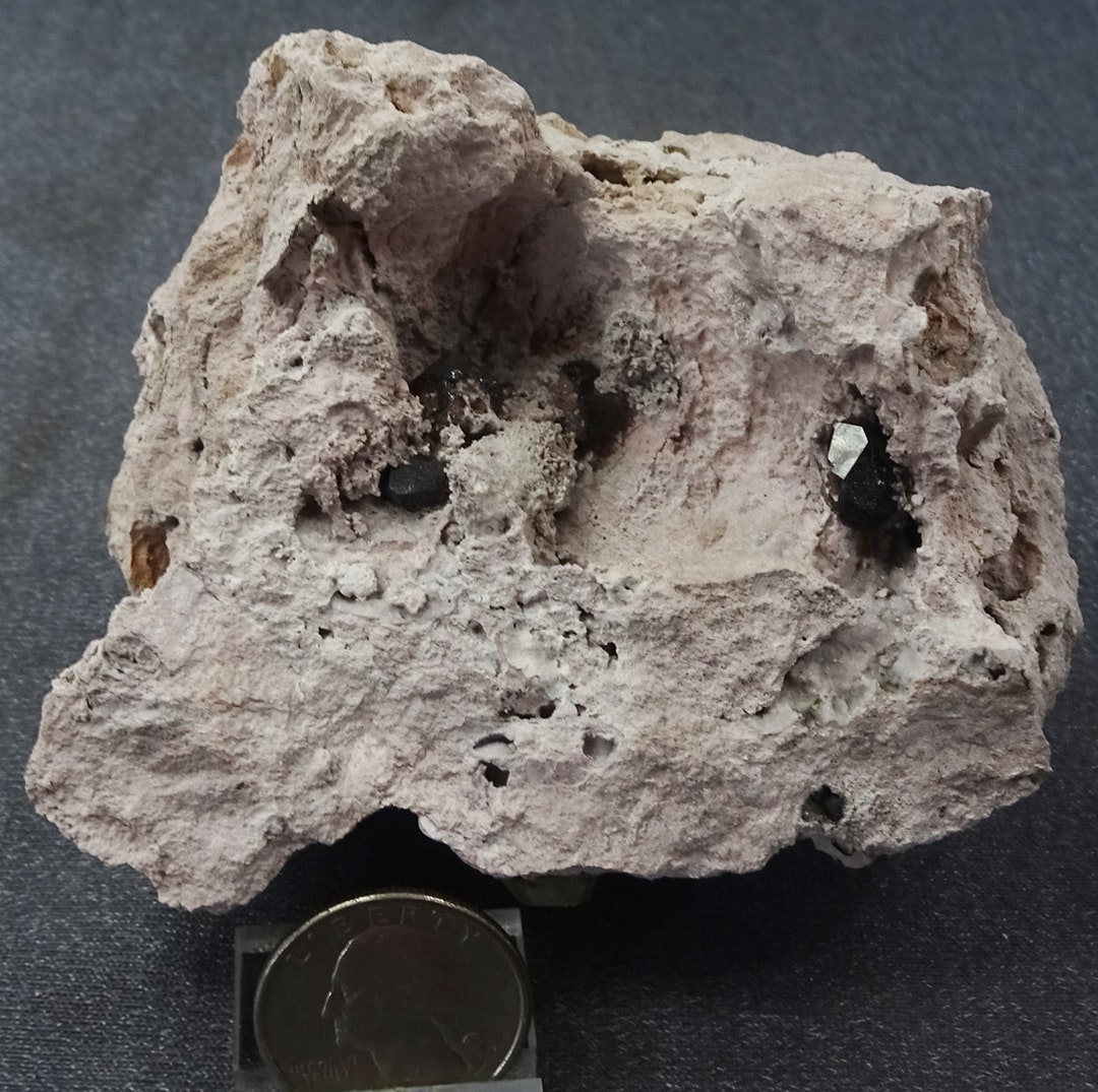 Almandine Garnet in Rhyolite, Nevada- Mineral Specimen for Sale - Etsy