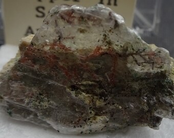 Copper Crystals in Selenite, Arizona  - Mineral Specimen for Sale