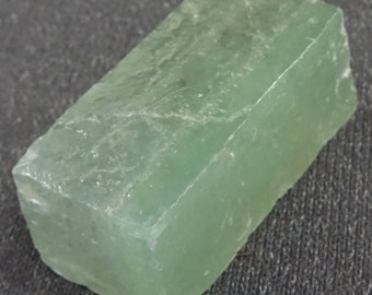 Green Calcite Rhombohedron, Mexico  - Mineral for Sale