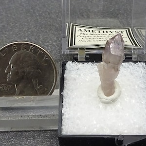 Smoky Amethyst Scepter Crystal, North Carolina - Mineral Specimen for Sale