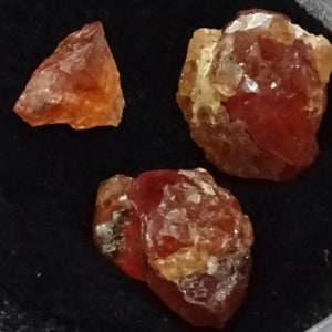 Gem Rough Spessartine Crystals, California - Mineral Specimen for Sale