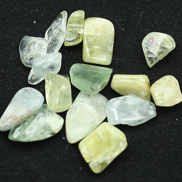 ONE Bag of Gem Beryl polished nuggets - Mineral Specimens/Gemstones for Sale