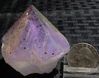Aura Amethyst Polished Crystal Point, Brazil, Crystal for Sale