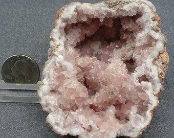 Pink Amethyst Quartz Geode, Argentina - Mineral Specimen for Sale