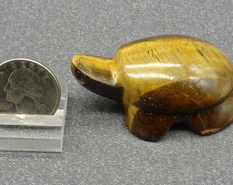 Tigers Eye Turtle - Decorator specimen for sale.