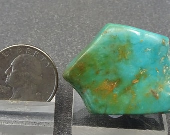 Polished Turquoise Nugget, Mexico - Mineral Specimen for Sale